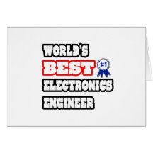 World's Best Electronics Engineer Cards