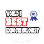 World's Best Endocrinologist Stickers