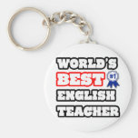 World's Best English Teacher Key Chain