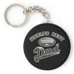 World's Best Fisherman & Dad keychains
