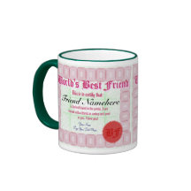 World's Best Friend Certificate Award Mug