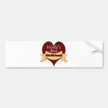 World's Best Girlfriend Bumper Sticker