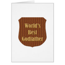 World's Best Godfather Greeting Card