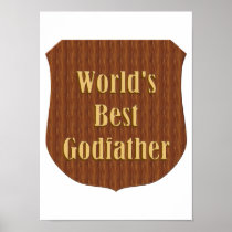 World's Best Godfather Poster