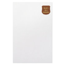 World's Best Godfather Customized Stationery