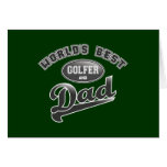 World's Best Golfer & Dad Card