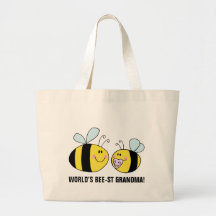 World's Best Grandma (Bee) Tote Bag