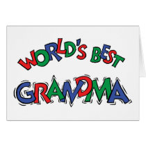 World's Best Grandma Card