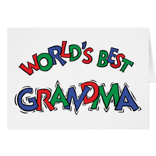 World's Best Grandma Card
