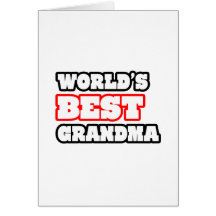 World's Best Grandma Card