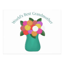 World's Best Grandmother Gifts, Tees - Mother's Da Post Card