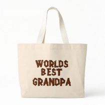 World's Best Grandpa Canvas Bag