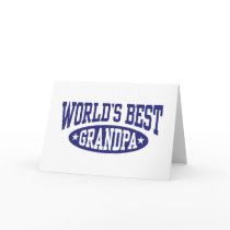 World's Best Grandpa Card