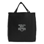 Worlds Best Grandpa Embroidered Bag embroidered bags