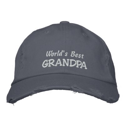 World's Best GRANDPA-Father's Day OR Birthday Embroidered Hats World's Best GRANDPA-Father's Day OR Birthday Embroidered Hats