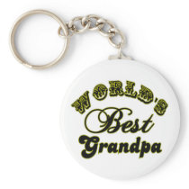 World's Best Grandpa Gifts and Apparel Key Chains