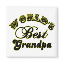 World's Best Grandpa Gifts and Apparel Refrigerator Magnet
