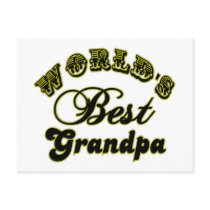 World's Best Grandpa Gifts and Apparel Post Cards