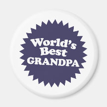 World's Best Grandpa Magnets