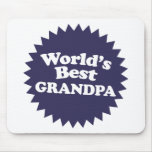 World's Best Grandpa Mousepads