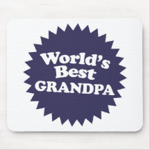 World's Best Grandpa Mousepads