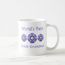 World's Best Great Grandmother Mugs