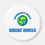 World's Best Great Uncle Fridge Magnet