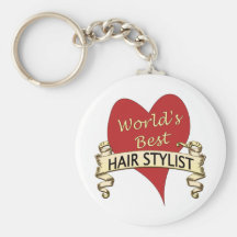 World's Best Hairstylist Key Chains