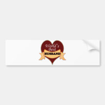 World's Best Husband Bumper Sticker