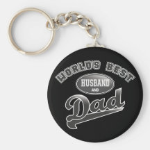 World's Best Husband & Dad Keychains