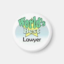 World's Best Lawyer Koelkast Magneetjes