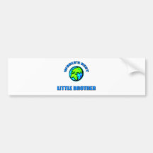 World's Best little Brother Bumper Sticker