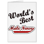World's Best Male Nurse Card