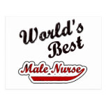 World's Best Male Nurse Postcards