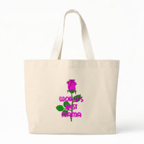 World's best mama canvas bags