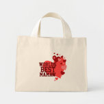Worlds Best Mamaw Personalized Canvas Bags