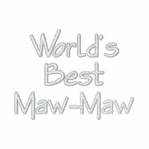 WORLD'S BEST MAW-MAW EMBROIDERED POLO