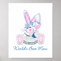 World's Best Mom (bunnies) Posters
