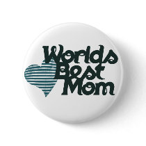 Worlds Best Mom Pinback Button