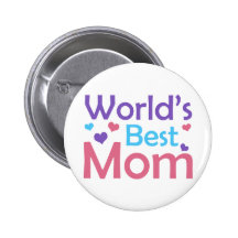 World's Best Mom Button