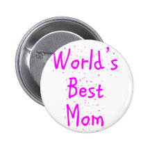 World's Best mom Buttons