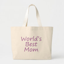 World's Best Mom Canvas Bag