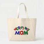 World's Best Mom Canvas Bags