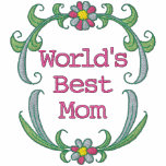 World's Best Mom Embroidered Shirt embroidered shirts