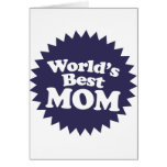 World's Best Mom Greeting Card