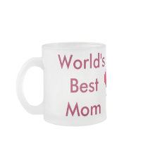 World's Best Mom Mug (with heart)