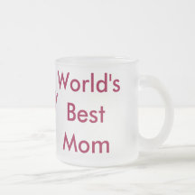 World's Best Mom Mug (with heart)