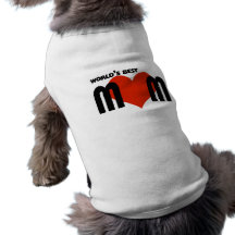 Worlds Best Mom Pet Tee Shirt