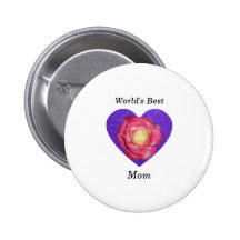 World's best mom pink rose
