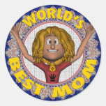 World's Best Mom Stickers